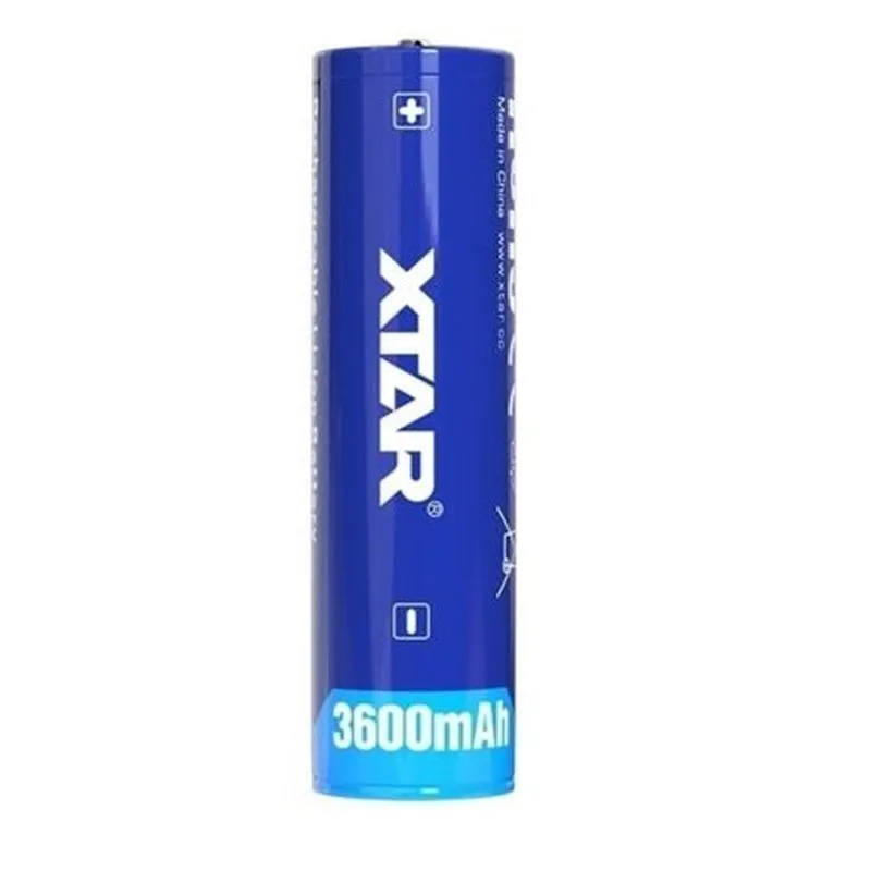 Akum. XTAR 18650-360PCM LI-Ion 3.7V 3600mAh 10A su apsauga