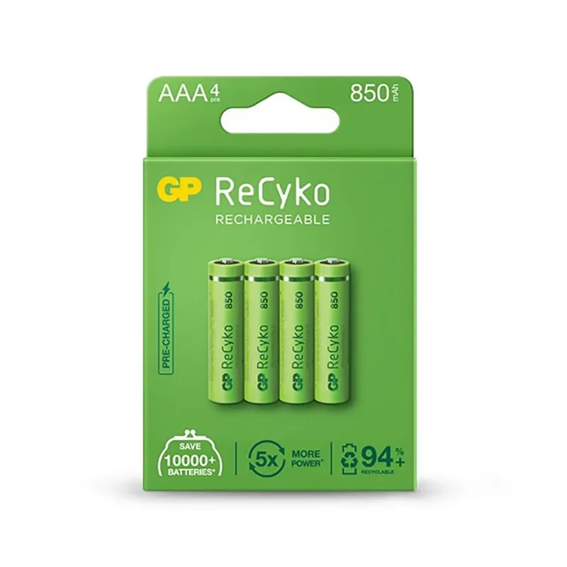 Akum. GP ReCyko NiMH  AAA 850mAh EB4