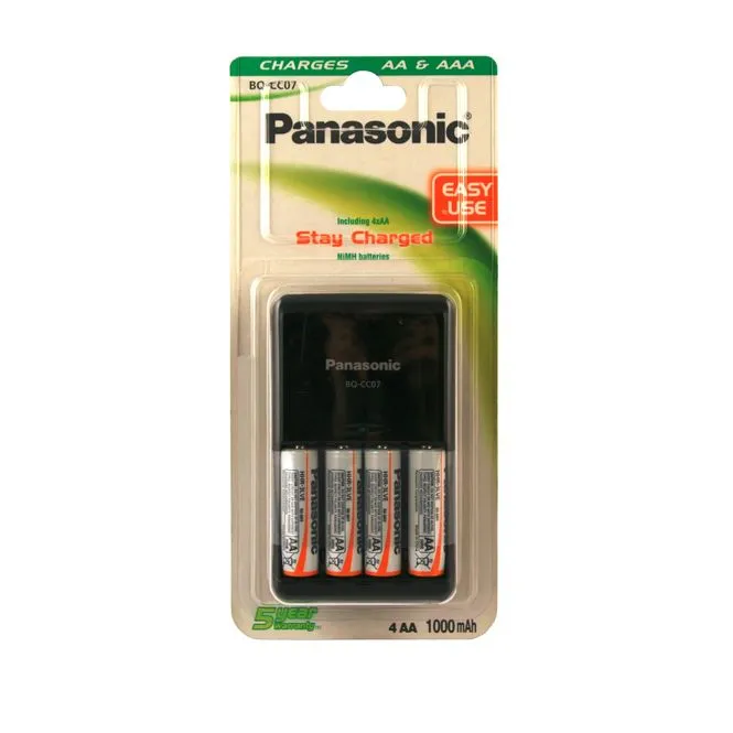 Baterijų įkroviklis Panasonic 4 x AA 1000 mAh