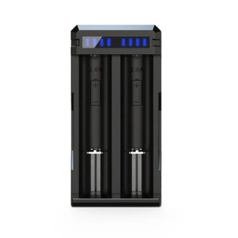Akumuliatorių  įkroviklis XTAR SC2 Li-Ion 18650-21700 3A max. USB-C greito įkrovimo