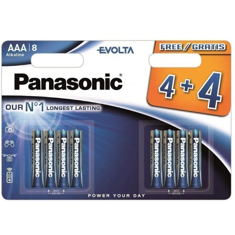 Panasonic Evolta LR03 (AAA) 4+4