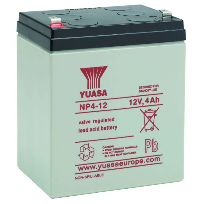 Akumuliatorius Yuasa 12 V 4 Ah