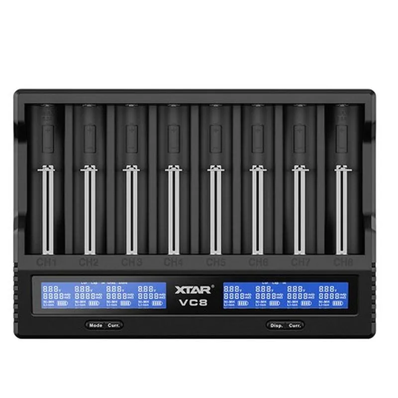 Akumuliatorių XTAR VC8 Li-Ion/NiMh 18650/26650 USB-C