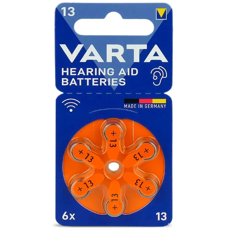 Baterija klausos aparatams VARTA Zinc-Air 13