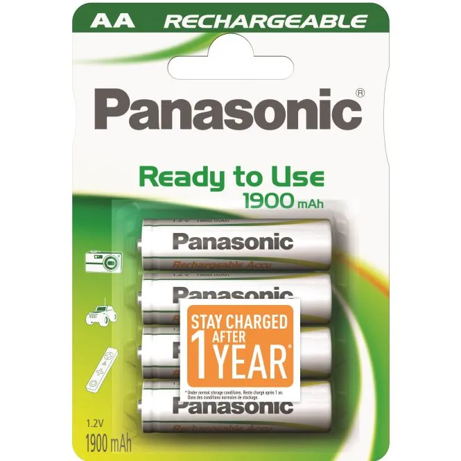 Akum. Panasonic Ready to Use HR6 1900 mAh (AA)