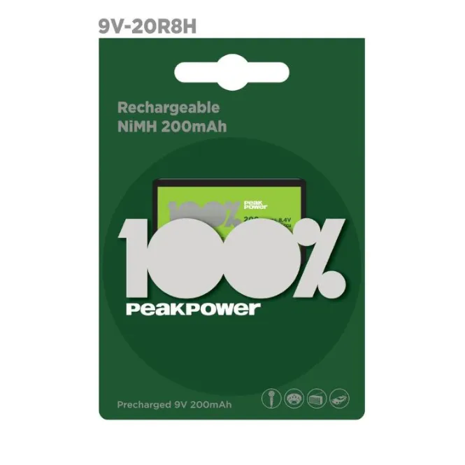 Akum. NiMH  9V PP20R8H