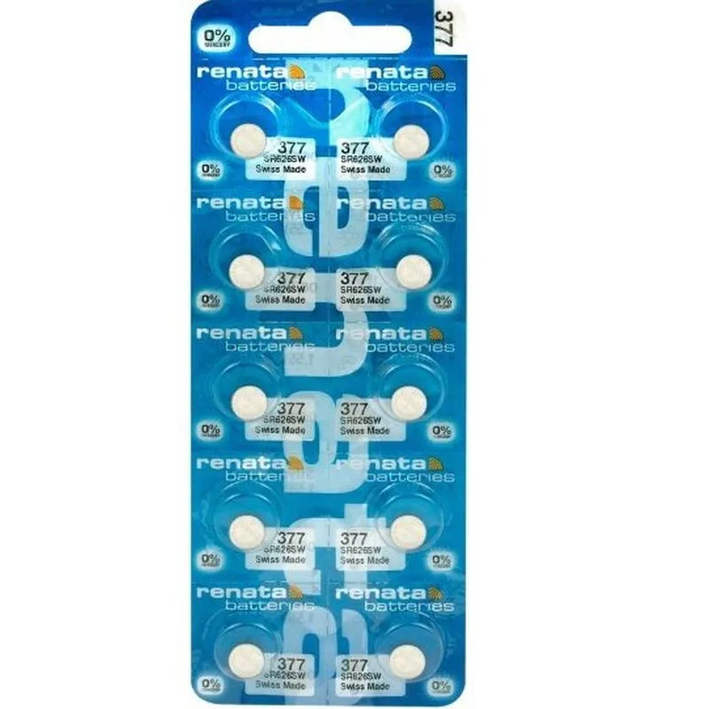 Baterija  Renata 377 (SR66, SR626SW, AG4)