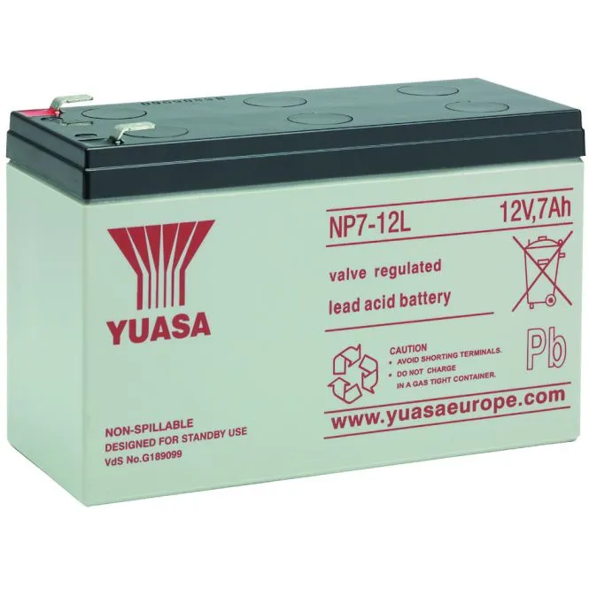 Akumuliatorius Yuasa 12 V 7 Ah