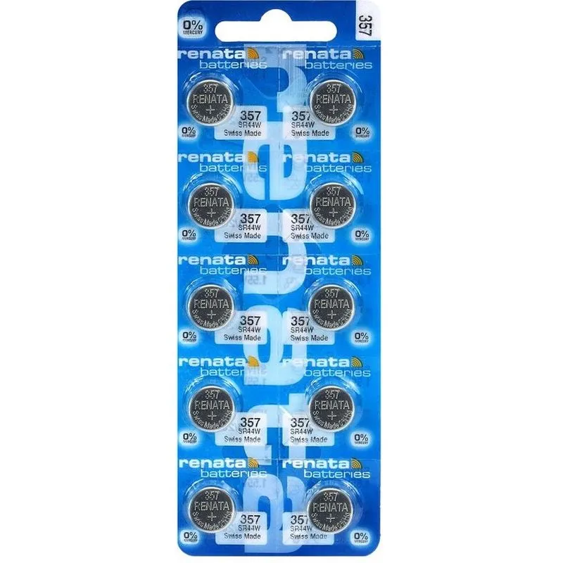 Baterija Renata 357 (SR44, SR44W, AG13)