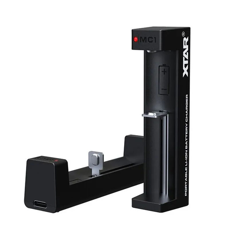 Akumuliatorių įkroviklis XTAR MC1-C Li-Ion 18650-26650 USB-C