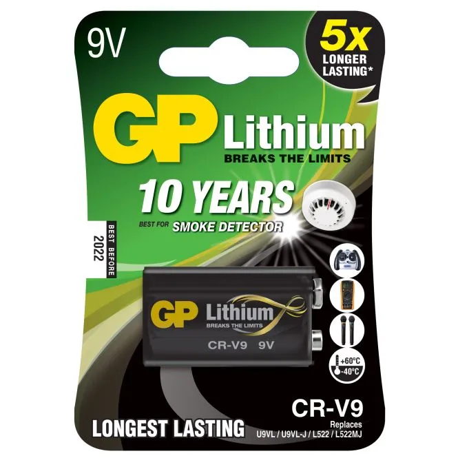GP Litium CRV9 9V