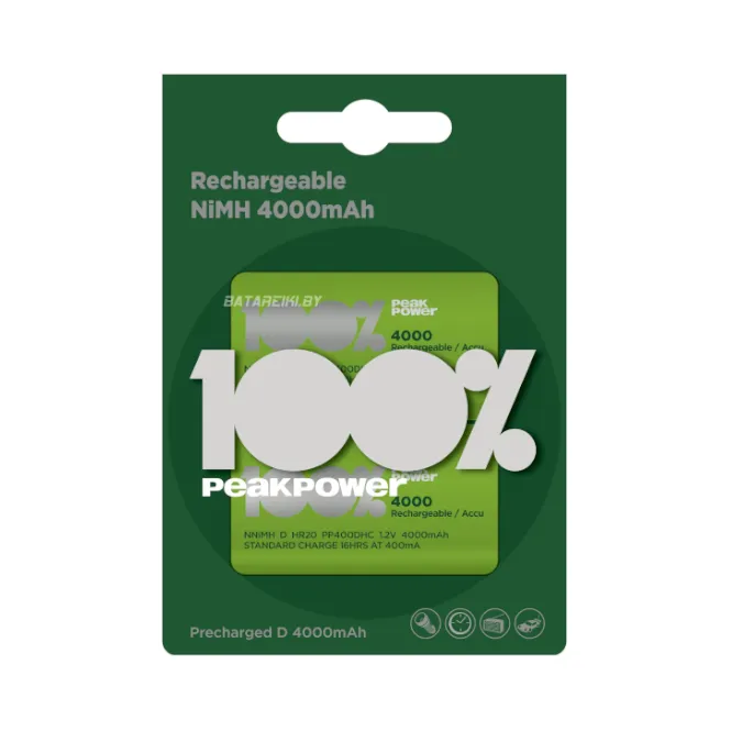 Akum. NiMH  D HR20 PP400DHC