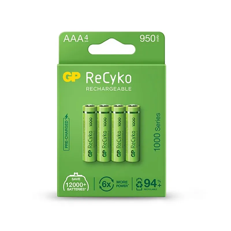 Akum. GP ReCyko NiMH  AAA 950 mAh EB4