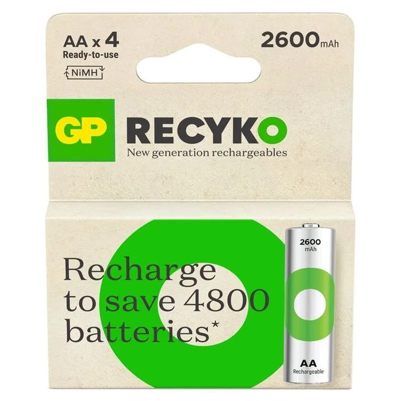 Akum. GP ReCyko NiMH AA 2600mAh EB4
