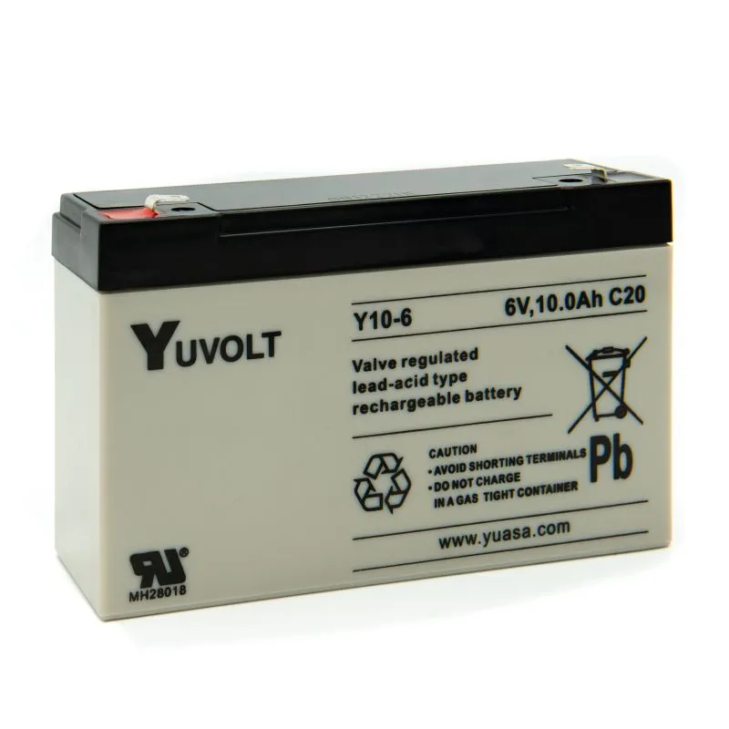 Akumuliatorius Yuasa YUVOLT 6 V 10 Ah