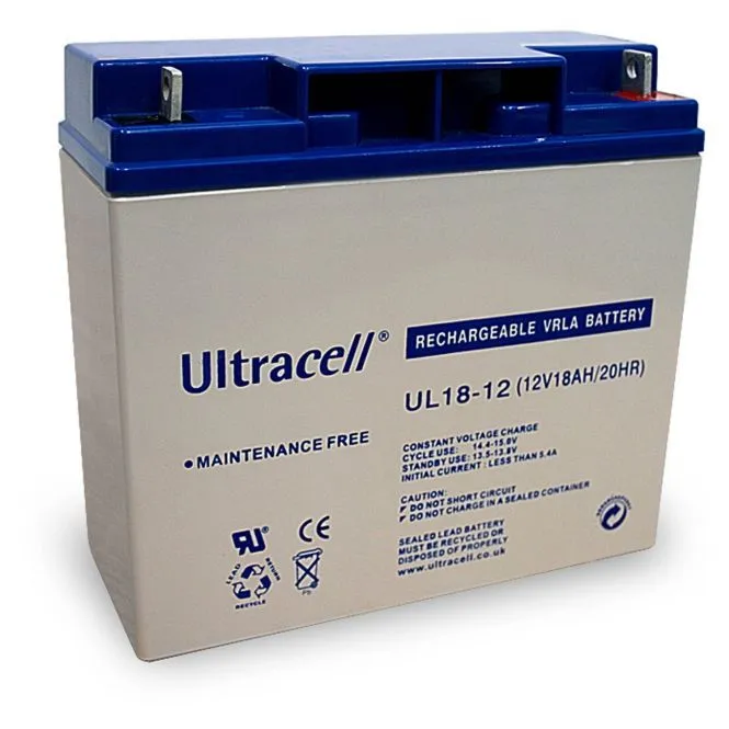 Akumuliatorius Ultracell 12 V 18 Ah