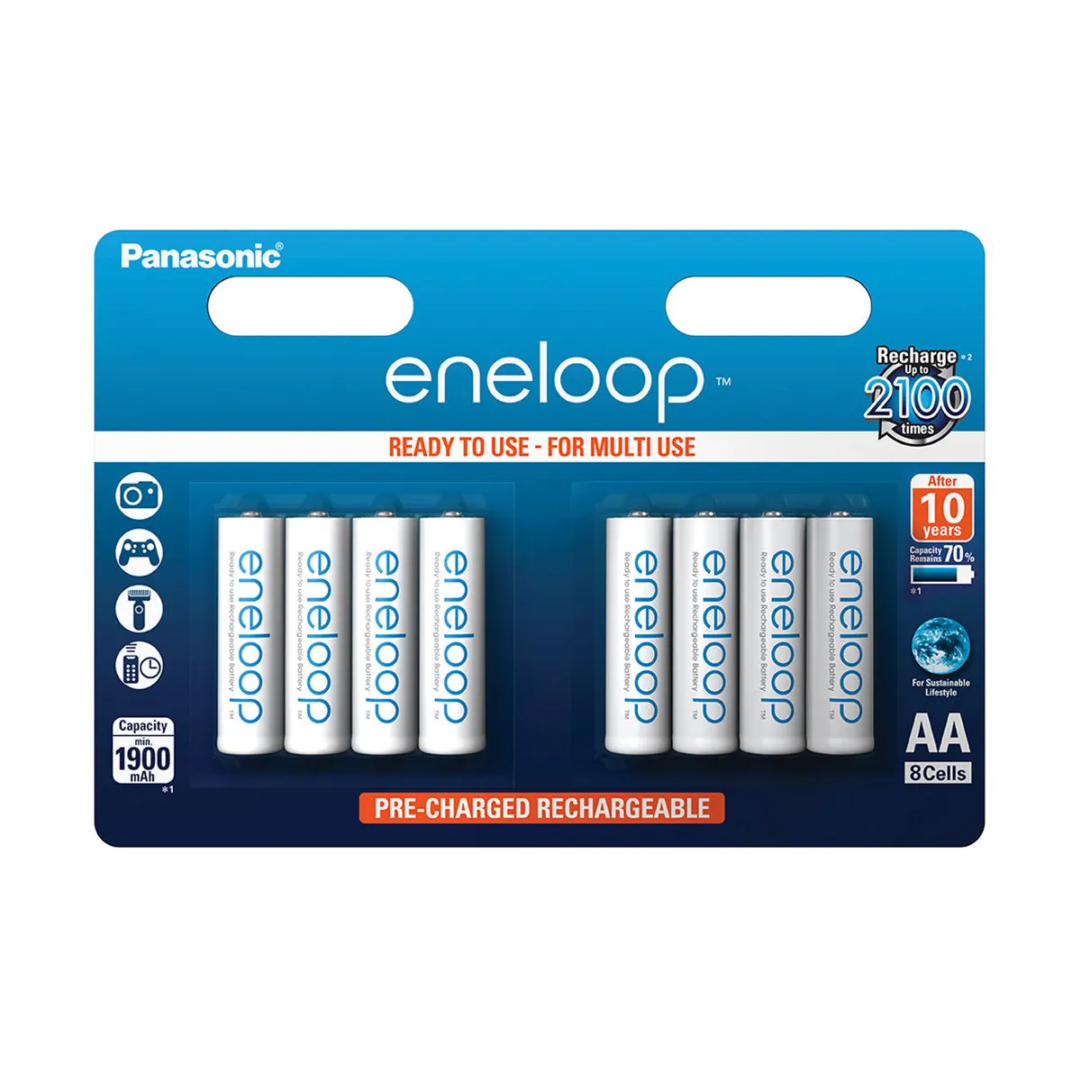 Akum. eneloop HR6 AA 1900 mAh 8BE