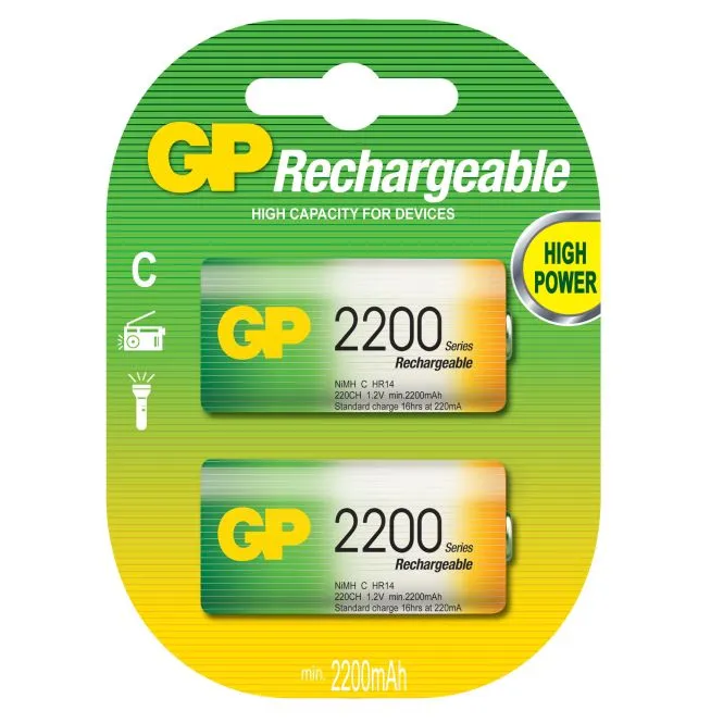Akum. GP NiMH 2200 mAh (C)