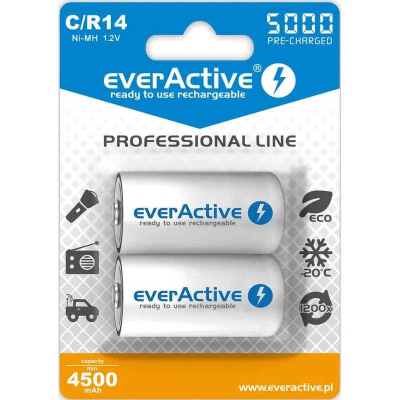 Akum. everActive HR14/C 1.2V 5000mAh