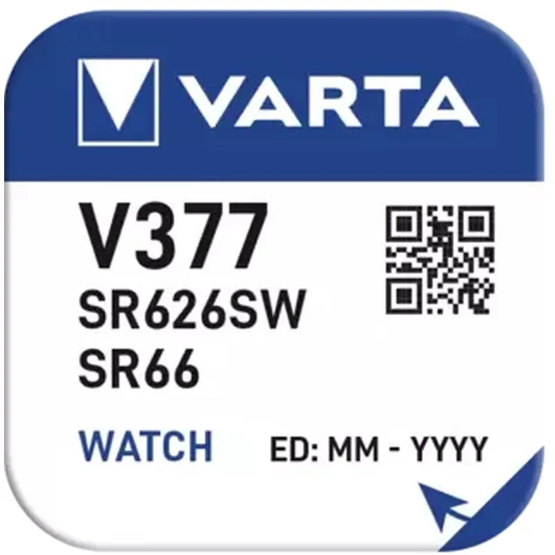 Baterija VARTA V377 (SR626SW, SR66, AG4)