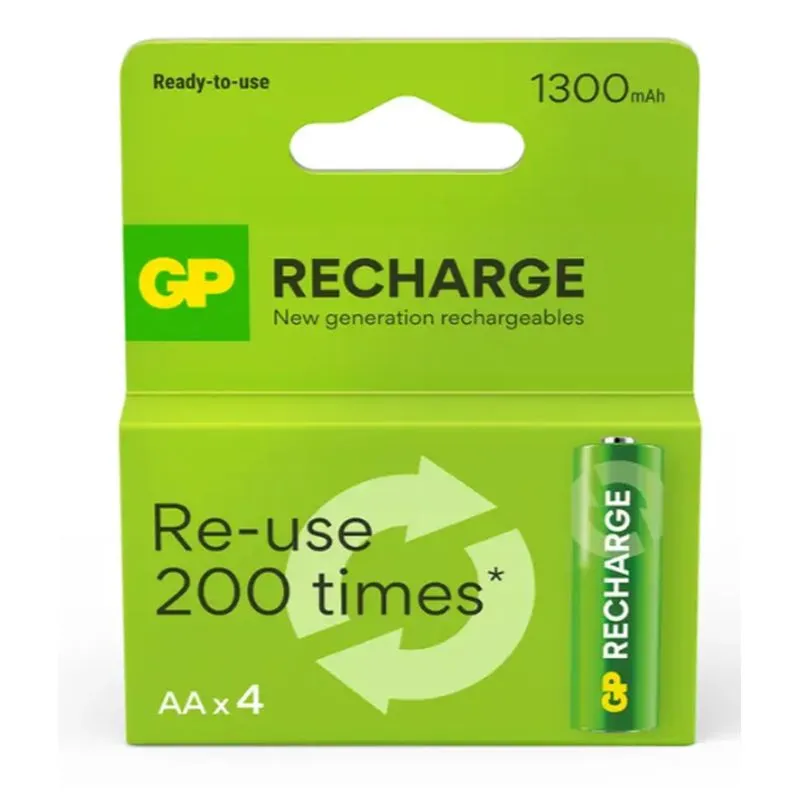Akum. GP Recharge NiMH  AA 1300mAh EB4