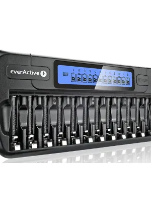 Akumuliatorių  įkroviklis NC-1200 everActive Ni-Mh 12 kanalų