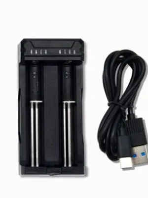 Akumuliatorių įkroviklis XTAR FC2 Li-Ion/NiMh 10440/26650 USB-C