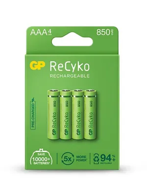 Akum. GP ReCyko NiMH  AAA 850mAh EB4