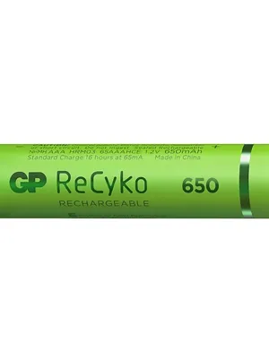 Akum. GP ReCyko NiMH  AAA 650mAh EB4