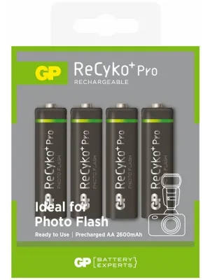 Akum. GP Recyko+ Pro Photo flash 2600 mAh (AA)