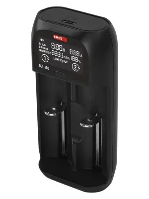 Universalus Li-ion/NiMh baterijų įkroviklis EMOS BCL-20D, USB