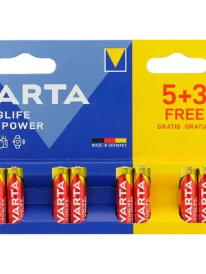 Varta Longlife Max Power 4703 R03 (AAA) 5+3