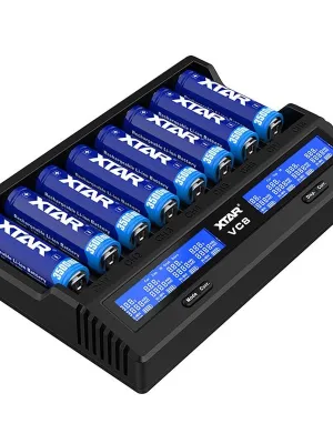 Akumuliatorių XTAR VC8 Li-Ion/NiMh 18650/26650 USB-C