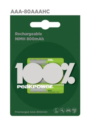 Akum. NiMH  AAA HR03 PP80AAAHC