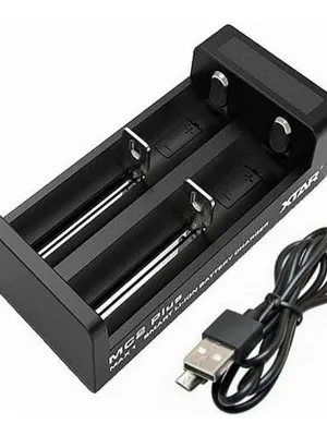 Akumuliatorių įkroviklis XTAR MC2-C PLUS Li-Ion 10440/21700 USB