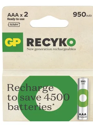 Akum. GP ReCyko NiMH  AAA 950 mAh EB2