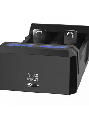 Akumuliatorių įkroviklis XTAR FC2 Li-Ion/NiMh 10440/26650 USB-C