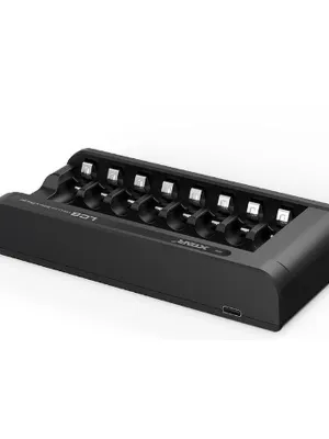 Akumuliatorių įkroviklis XTAR LC8 Li-Ion 1.5A AA/AAA USB-C
