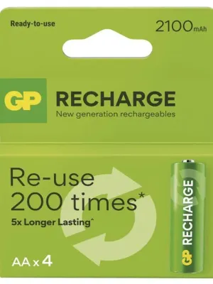 Akum.  GP Recharge NiMH  AA 2100mAh EB4