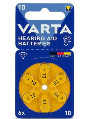 Baterija klausos aparatams VARTA Zinc-Air 10