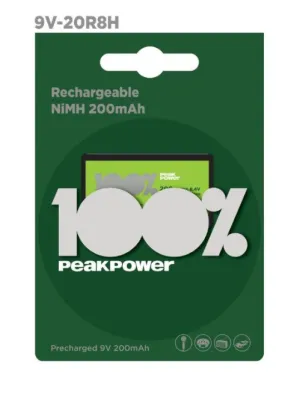 Akum. NiMH  9V PP20R8H
