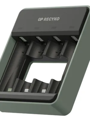 Įkroviklis GP ReCyko M453 NiMh AA/AAA su USB-C laidu komplekte