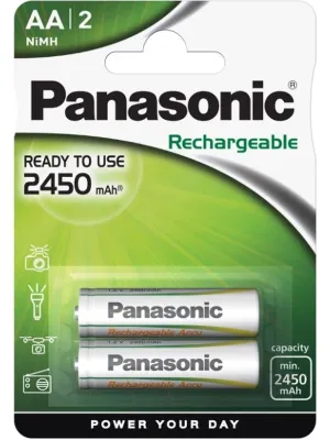 Akum. Panasonic Ready to Use HR6 2450 mAh (AA)