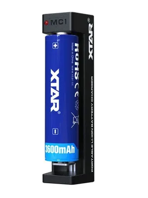 Akumuliatorių įkroviklis XTAR MC1-C Li-Ion 18650-26650 USB-C