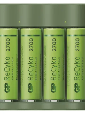 Įkroviklis GP B421 ReCyko, 4xAA 2700