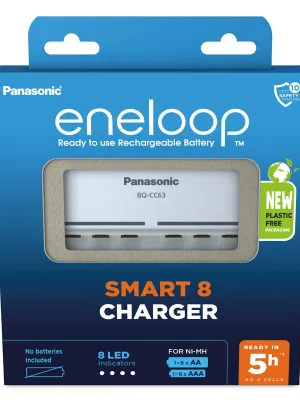 Baterijų įkroviklis Panasonic eneloop BQ-CC63 8xAA/AAA
