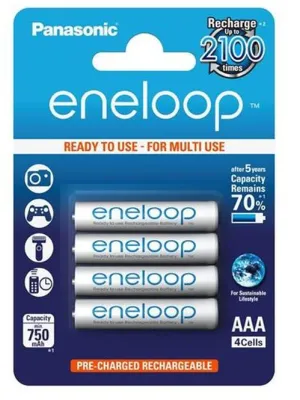 Akum. Eneloop HR03 750 mAh (AAA)