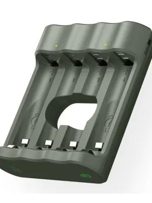 Įkroviklis GP Recharge B441 NiMh AA/AAA su micro-USB komplekte