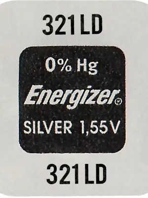 Baterija Energizer 321 (SR65/321LD/SR616SW)