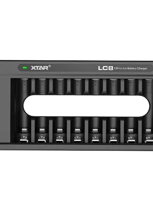 Akumuliatorių įkroviklis XTAR LC8 Li-Ion 1.5A AA/AAA USB-C